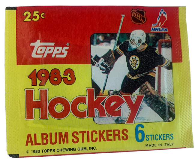 1983 Topps Hockey Stickers Unopened Products Post War Cards